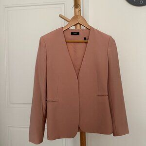 Theory, Jacket, Muted Smoky Pink, Size, 4, Business, Luxury, Elegant